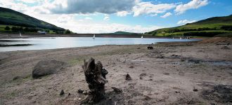 Yachts on Dove Stone Reservoir