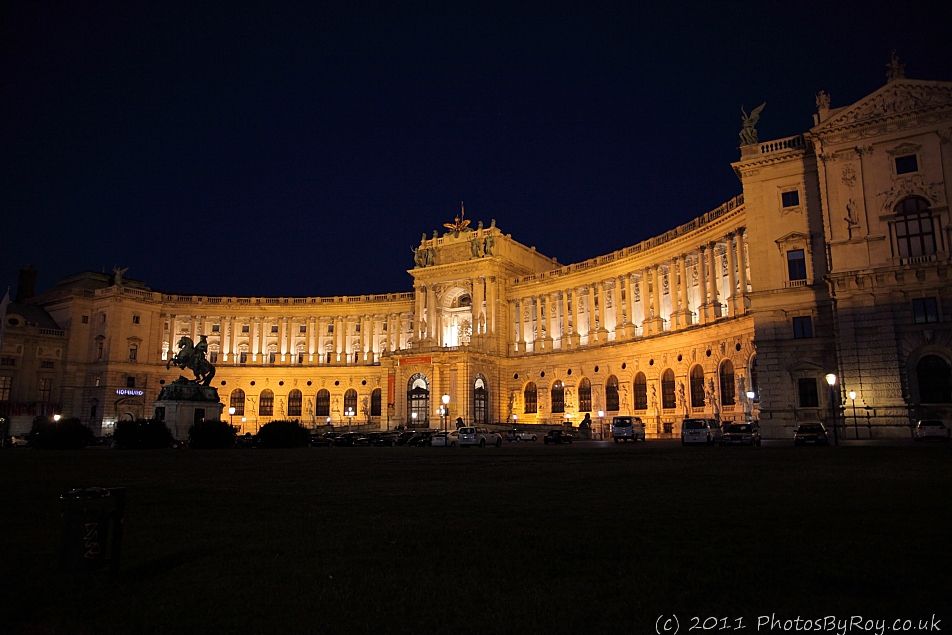 Austrian National Library By Night