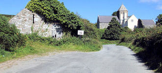 Overgrown Barn & St. Seiriol’s Church