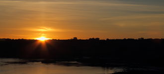 Sunset Over The Menai Straits