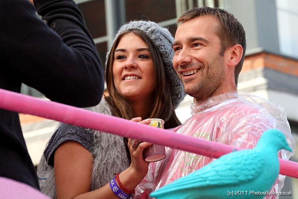 Manchester Pride 2011: Brooke Vincent and Charlie Condou