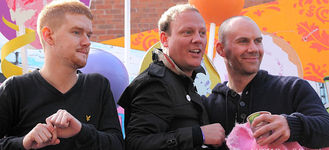 Manchester Pride 2011: Mikey North, Anthony Cotton & Will Thorp