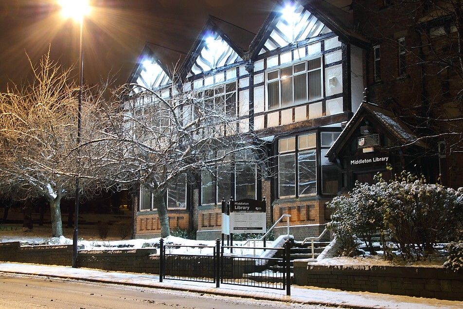 Middleton Library in Winter