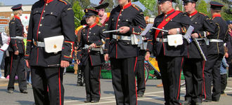 Corcrain Flute Band at Spalding Flower Festival