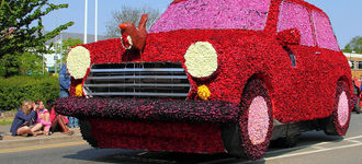 The Mini at Spalding Flower Festival