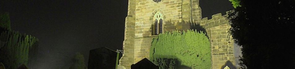 St Mary’s Church, Astbury At Night (HDR)
